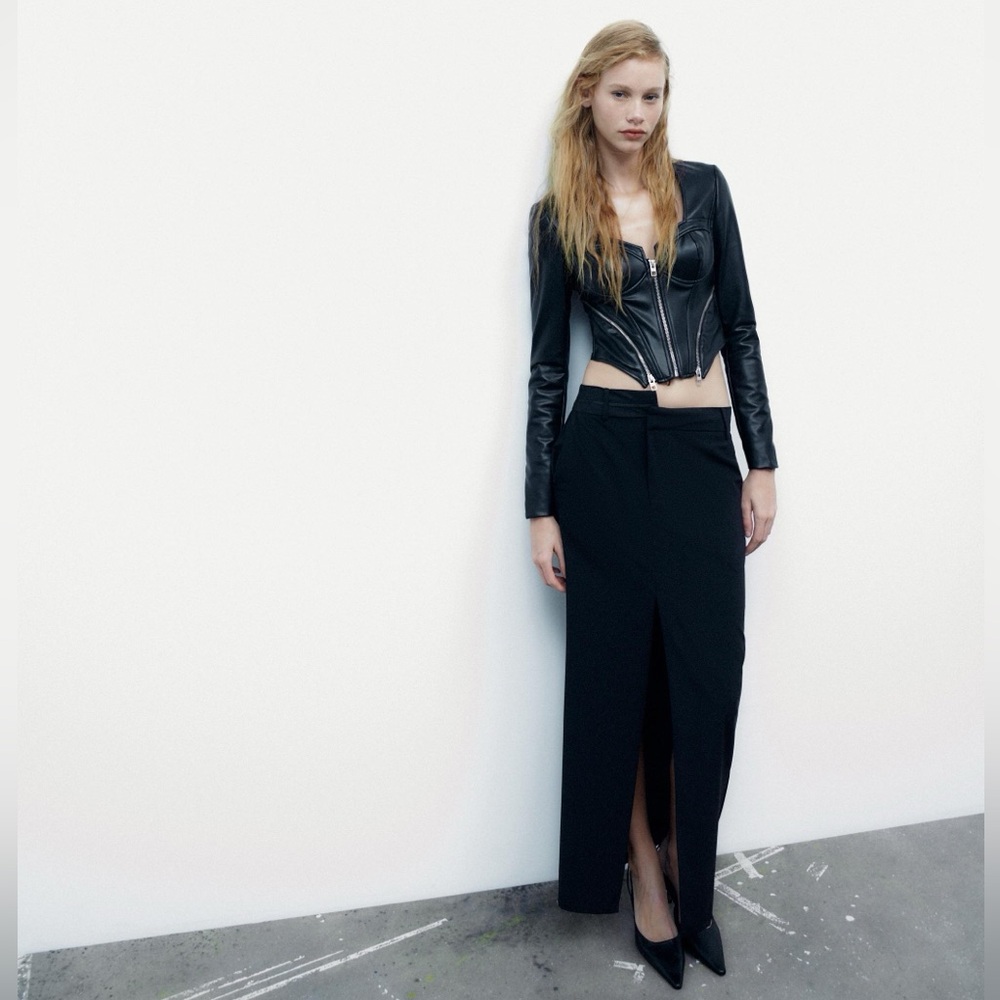 Black Leather Women's Jacket